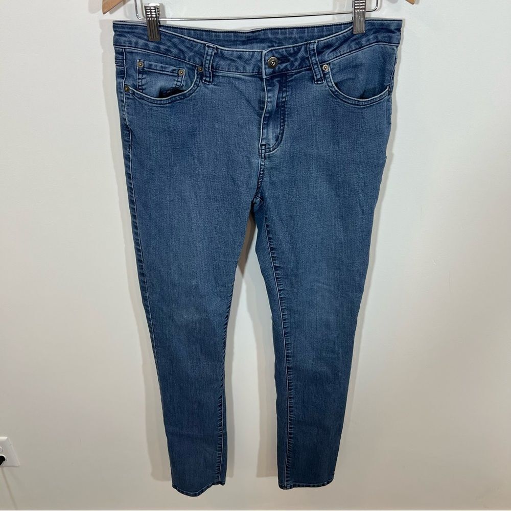 Prana Kayla Jeans Faded Blue mid rise W4117TL02 | Size 12 Tall